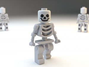Lego Construction skeleton Modello 3D