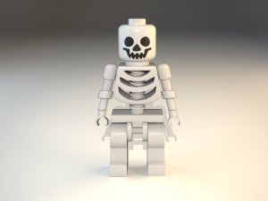 Lego Construction skeleton Modello 3D