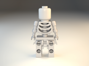 Lego Construction skeleton Modello 3D