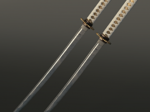 Japanese Katana Swords Model 3D