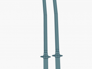 Japanese Katana Swords Model 3D