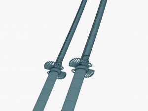 Japanese Katana Swords Model 3D