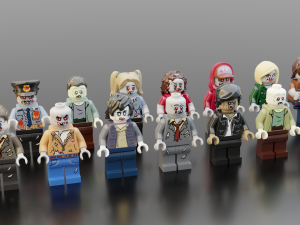 Lego Zombie pack 3D Models