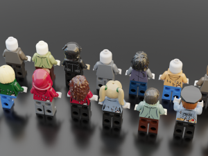 Lego Zombie pack 3Dモデル