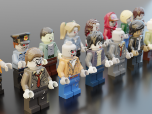 Lego Zombie pack 3Dモデル