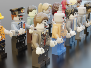 Lego Zombie pack 3Dモデル