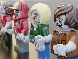 Lego Zombie pack 3Dモデル