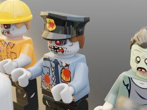 Lego Zombie pack 3Dモデル