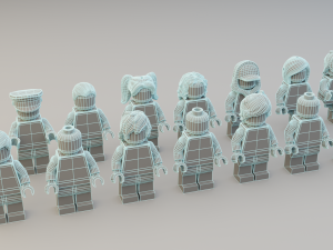 Lego Zombie pack 3Dモデル