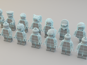 Lego Zombie pack 3Dモデル