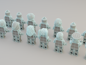 Lego Zombie pack 3Dモデル