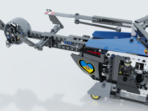 Lego Helicopter UA AIR FORCE Model 3D