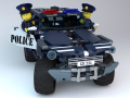 Lego Police Car and Squad 3D Models