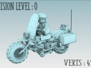 Lego police convoy with prisoners 3D Model