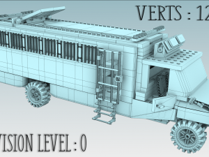 Lego police convoy with prisoners Modelo 3D