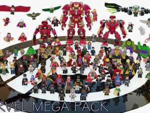 Lego Marvel Heroes Big Collection 3D Model