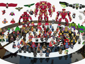 Lego Marvel Heroes Big Collection 3D Model