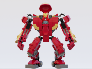 Lego Marvel Heroes Big Collection 3D Model