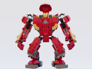 Lego Marvel Heroes Big Collection 3D Model