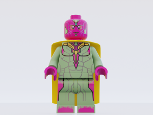 Lego Marvel Heroes Big Collection 3D in 3DExport
