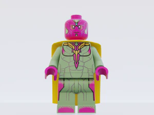 Lego Marvel Heroes Big Collection 3D Model