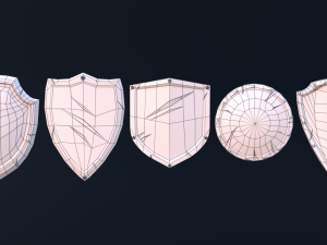 Stylized Low Poly Animated Knight 3D Model