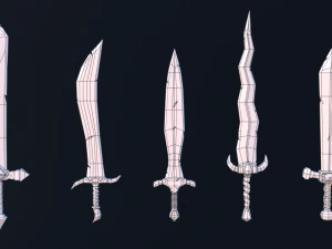 Stylized Low Poly Animated Knight 3D Model