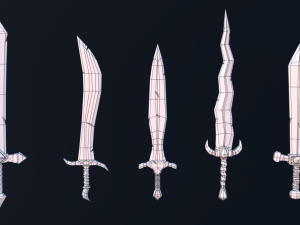 Stylized Low Poly Animated Knight 3D Model