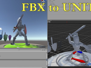 Stylized Low Poly Animated Knight 3D Model