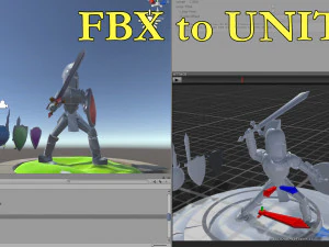 Stylized Low Poly Animated Knight 3D Model