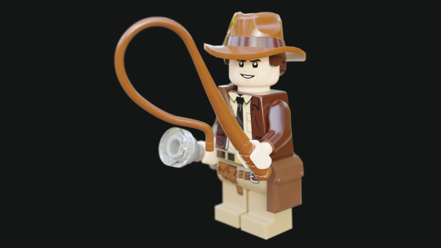 Indiana Jones Lego Minifigures 3D in 3DExport