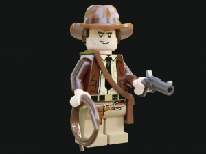 Indiana Jones Lego Minifigures Model 3D