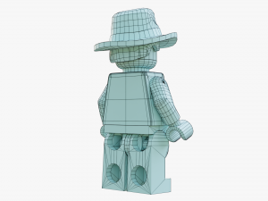 Indiana Jones Lego Minifigures Model 3D