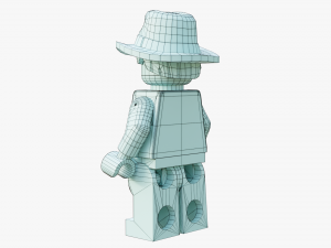 Indiana Jones Lego Minifigures Model 3D