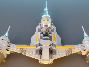 Mandalorian Starfighter N-1 3D Model