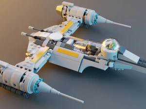 Mandalorian Starfighter N-1 3D Model