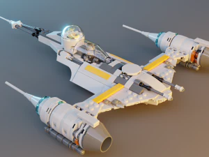 Mandalorian Starfighter N-1 3D Model