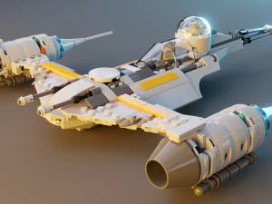 Mandalorian Starfighter N-1 3D Model
