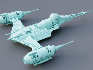 Mandalorian Starfighter N-1 3D Model