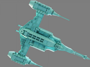Mandalorian Starfighter N-1 3D Model
