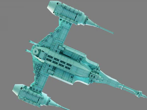 Mandalorian Starfighter N-1 3D Model