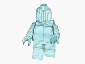 Lego wrecked and bloody zombie set Modèle 3D