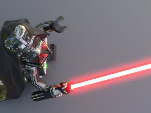 Darth Vader Lego Minifigure 3D Model