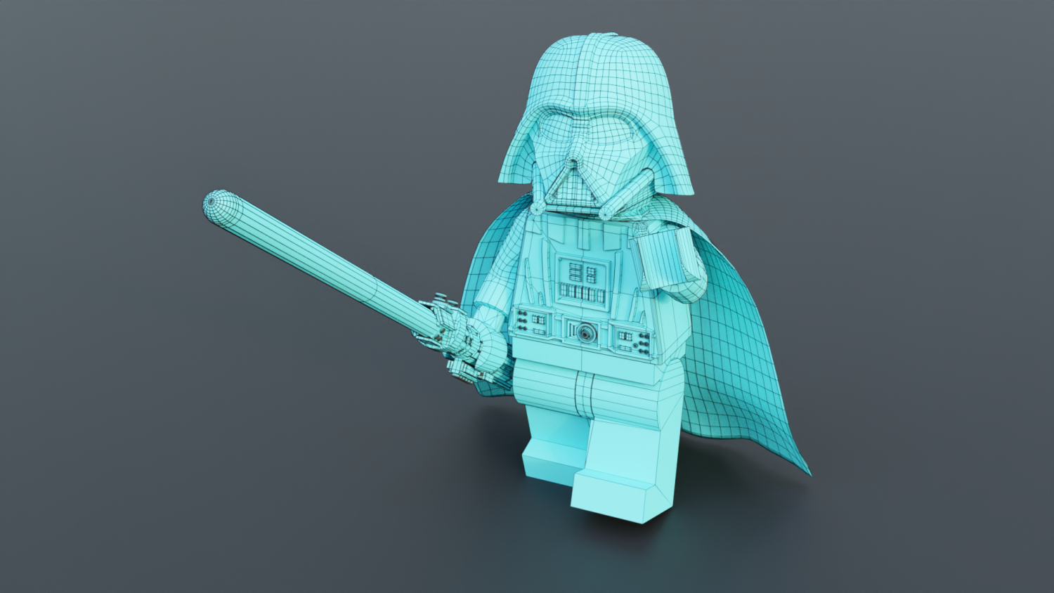 LEGO Minifigure 3D model + PBR Textures