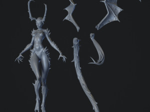 The Demoness 3D 모델