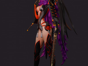 Japanese Lady 3D Модель