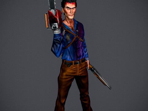 Ash Williams - The Evil Dead 2 Model do druku 3D
