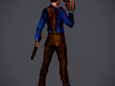 Ash Williams - The Evil Dead 2 3D Baskı Modeli