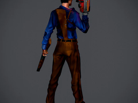 Ash Williams - The Evil Dead 2 3D Print Model
