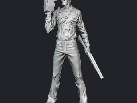Ash Williams - The Evil Dead 2 3D Baskı Modeli